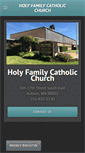 Mobile Screenshot of holyfamilyauburn.org